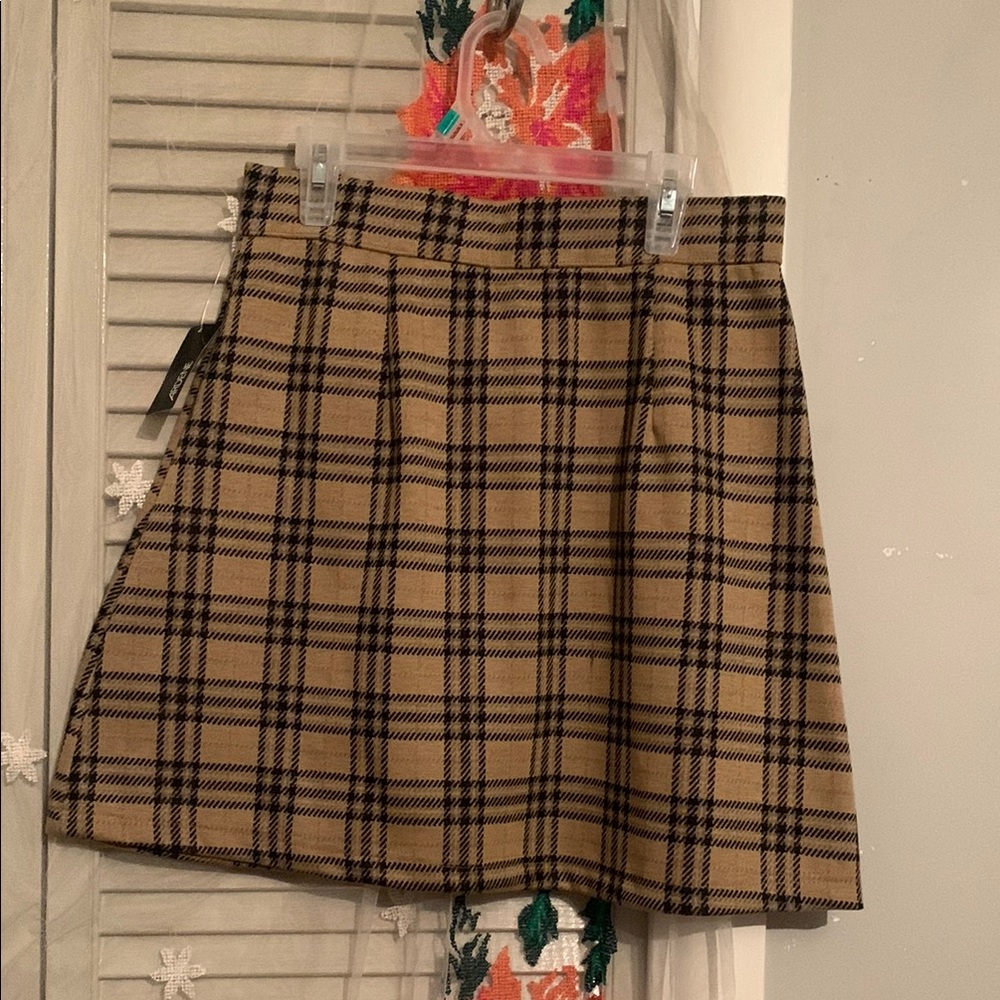 Brand New Ardene Plaid Mini Skirt